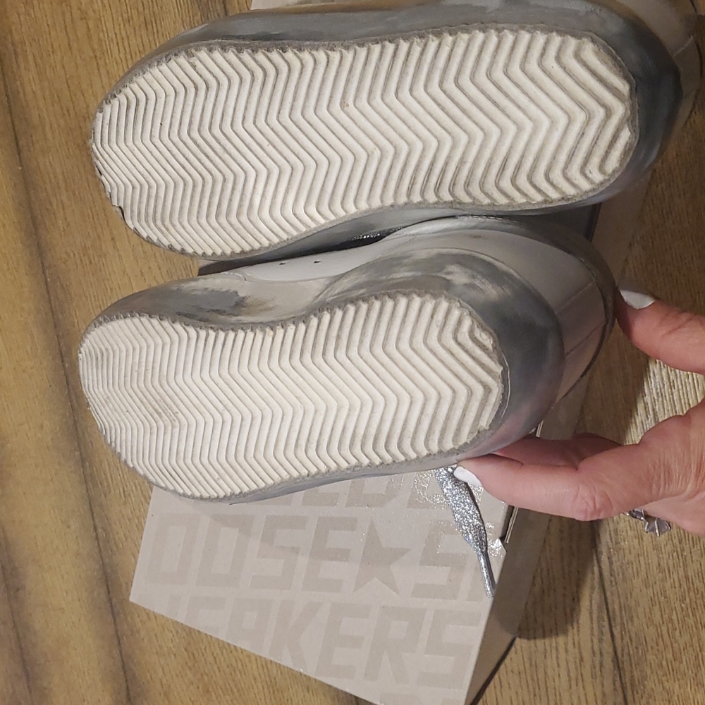 Golden Goose Super-Star white and silver - Picture 4 of 6